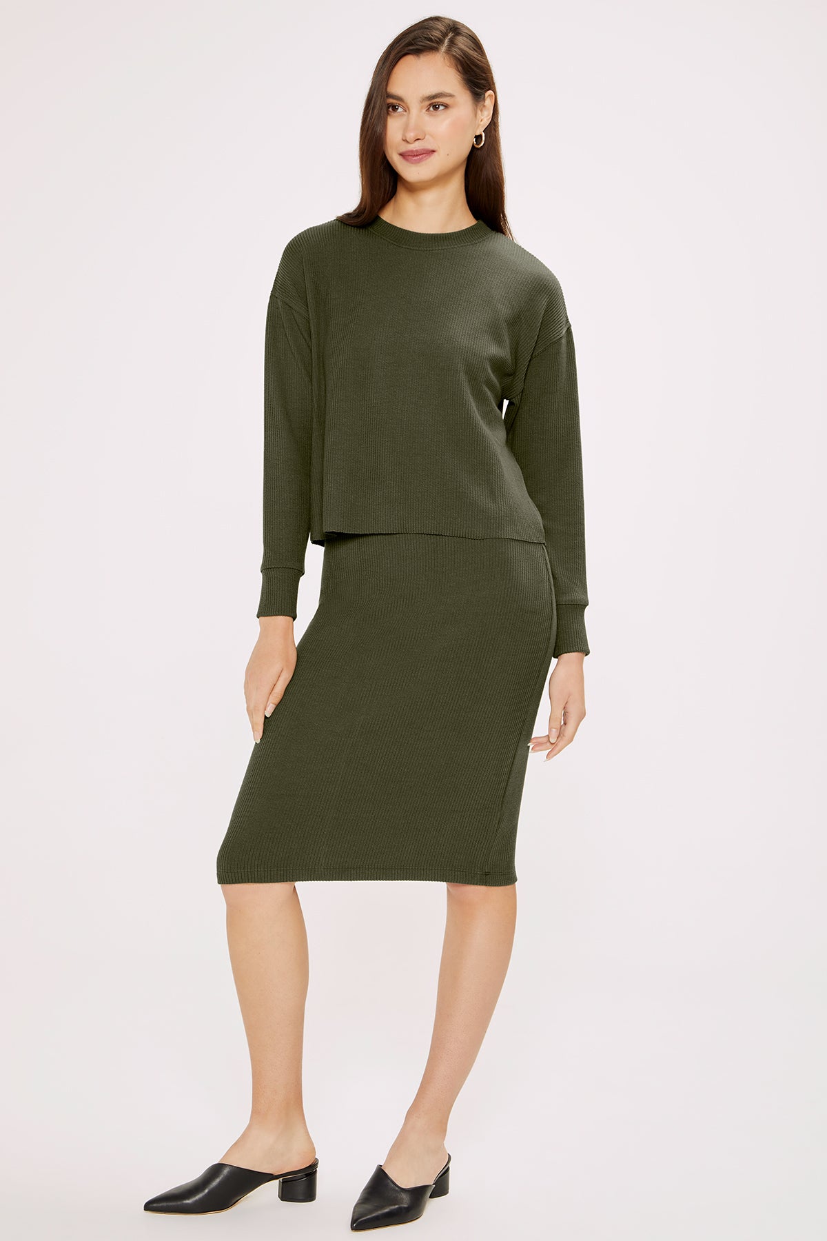 Yolanda Layered Dress | Beetle – Three Dots