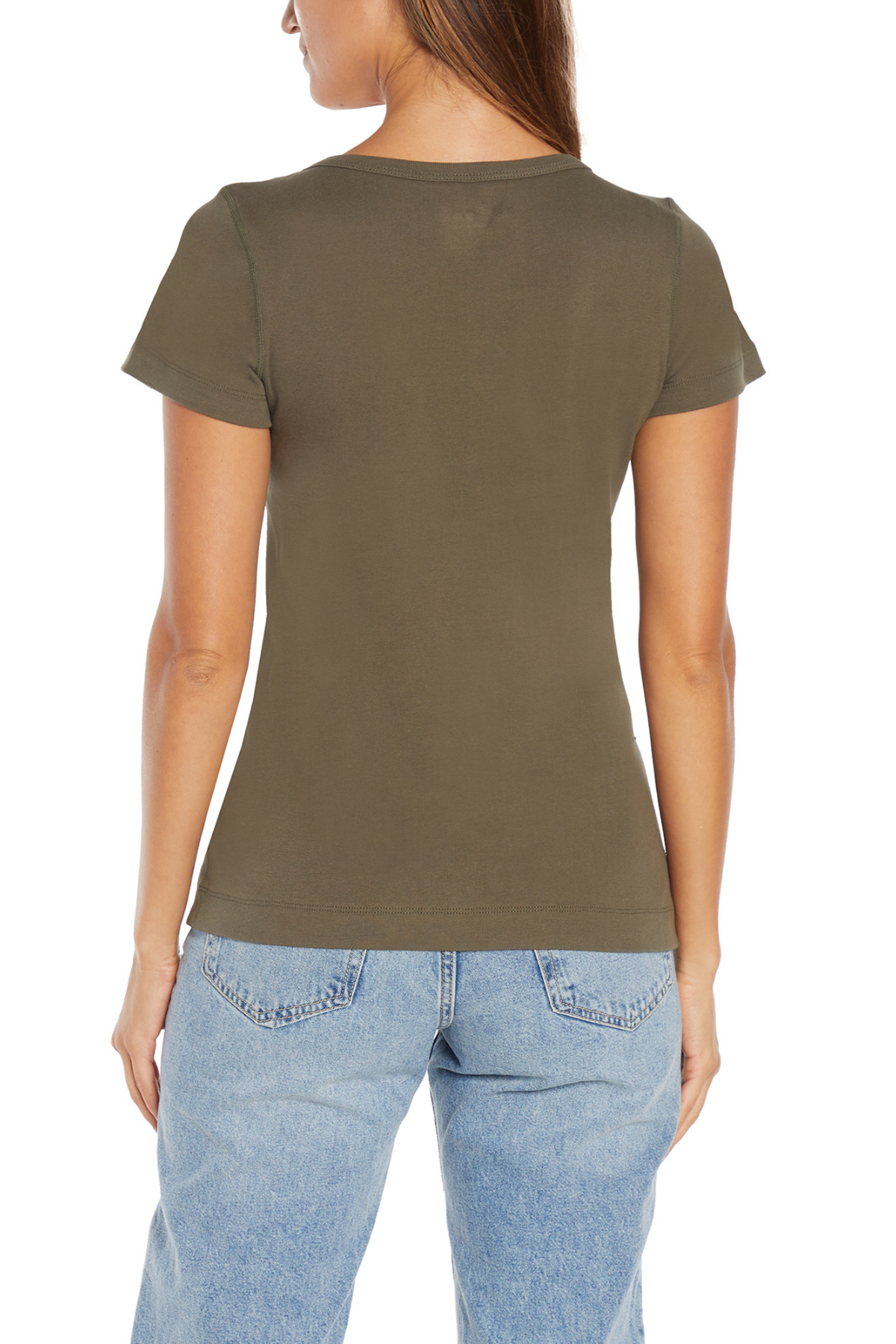 Short Sleeve Round Neck Tee | Grape Leaf