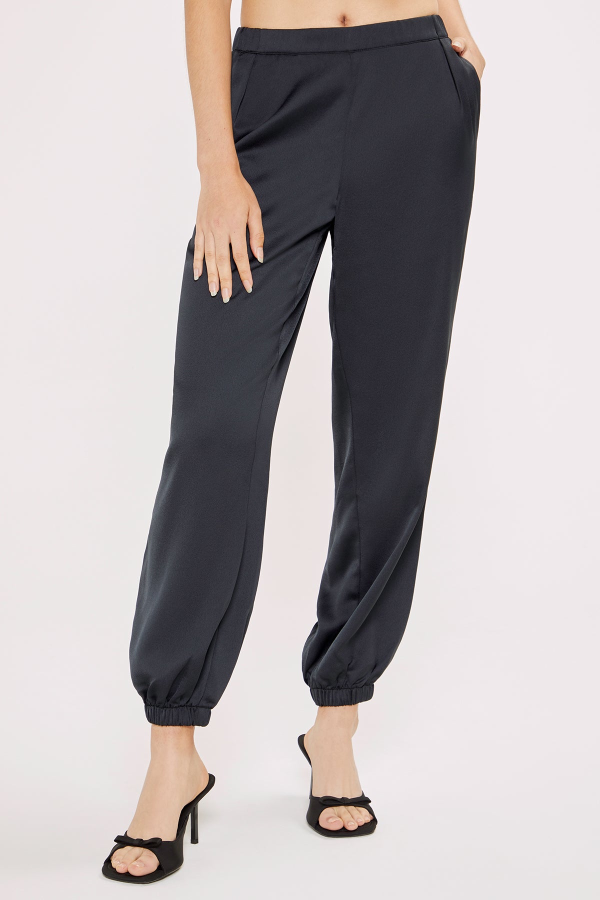 スリー ドッツ THREE DOTS Womens Black Wide Leg Pants 0 レディース-