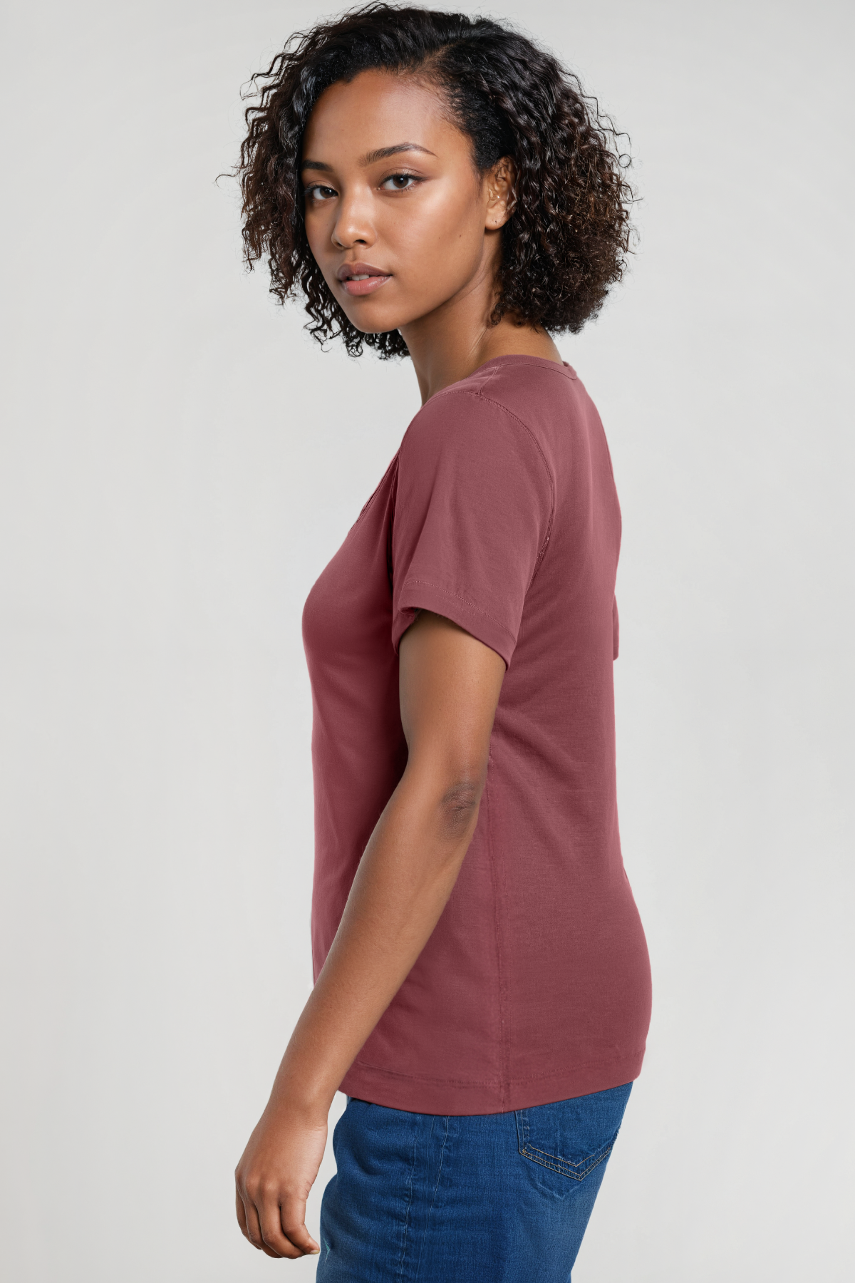 Short Sleeve Round Neck Tee | Nocturne