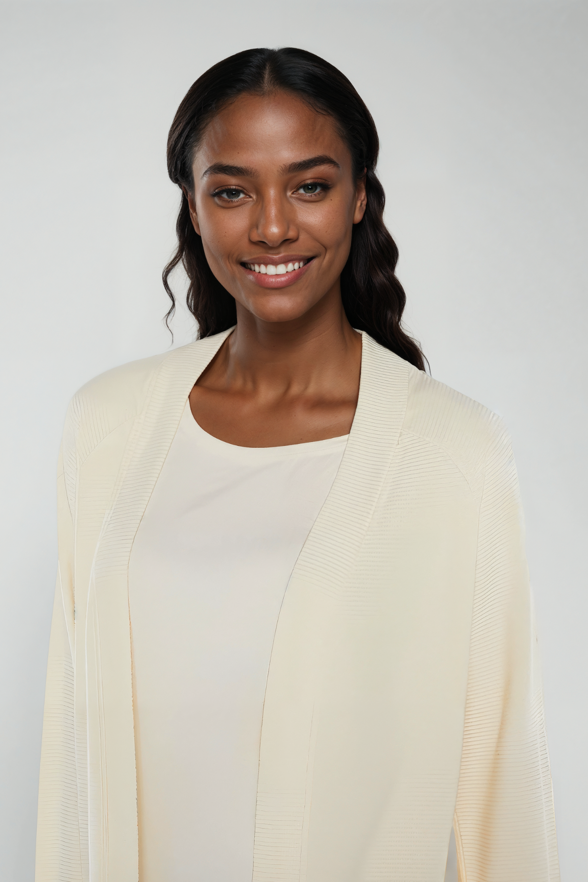 Nova Duster Cardigan | Egret