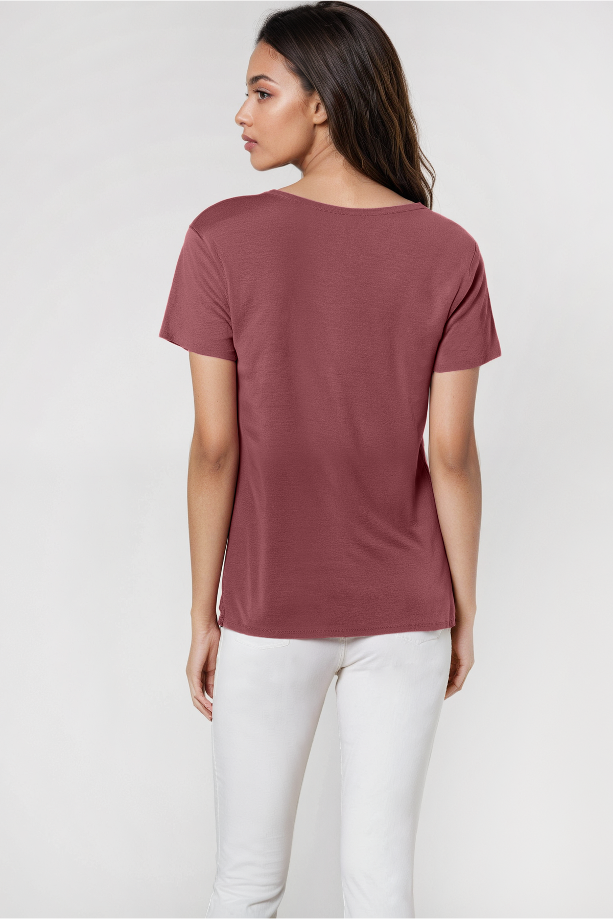 V-Neck Short Sleeve Tee | Nocturne