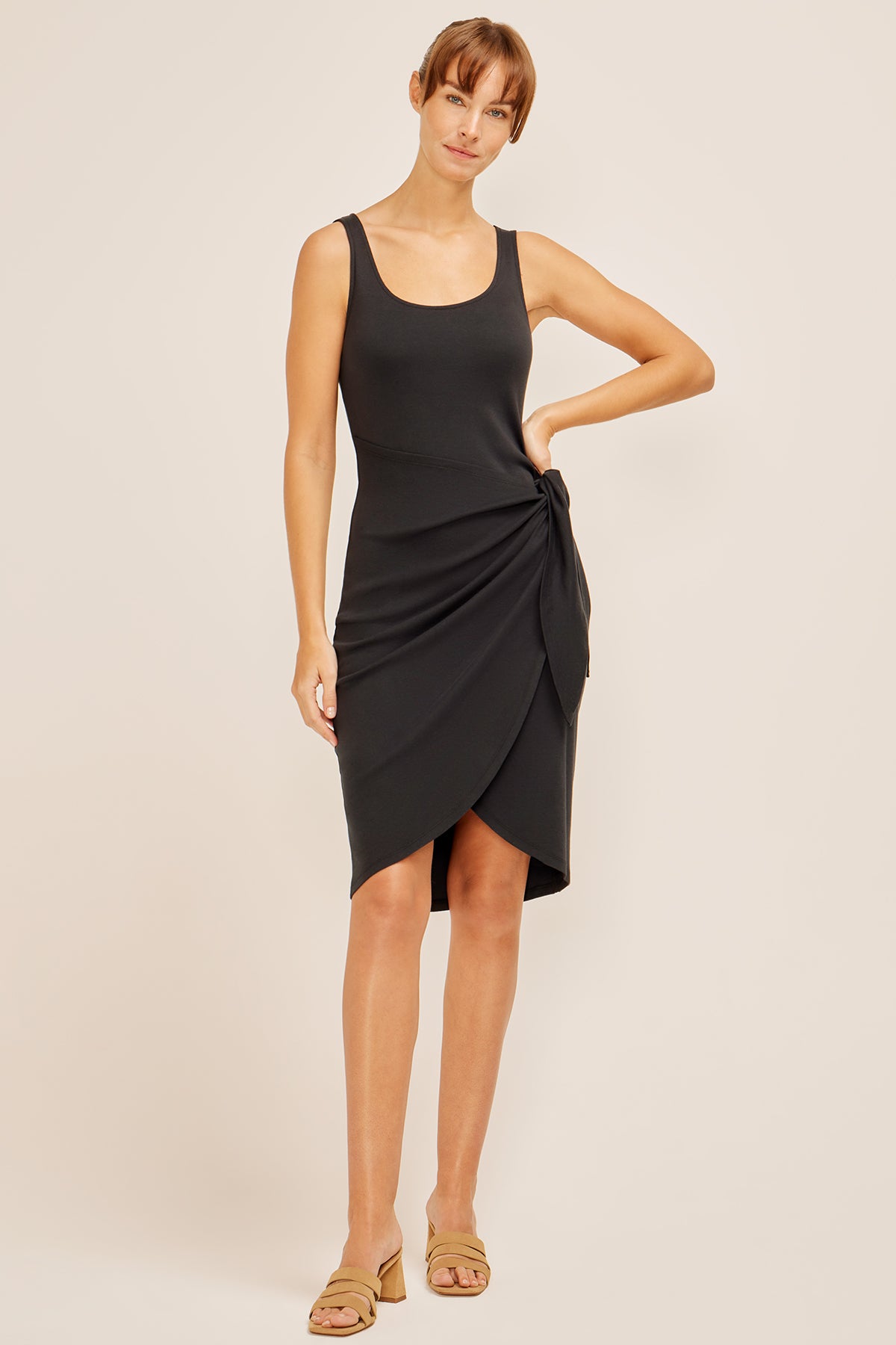 Kaila wrap style on sale jersey dress reformation