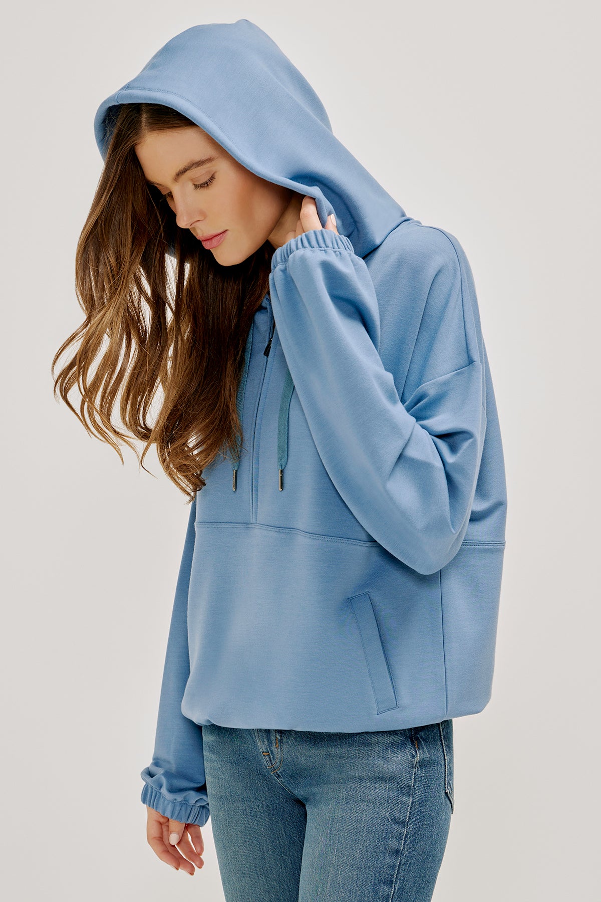 Half Zip Pullover Hoodie