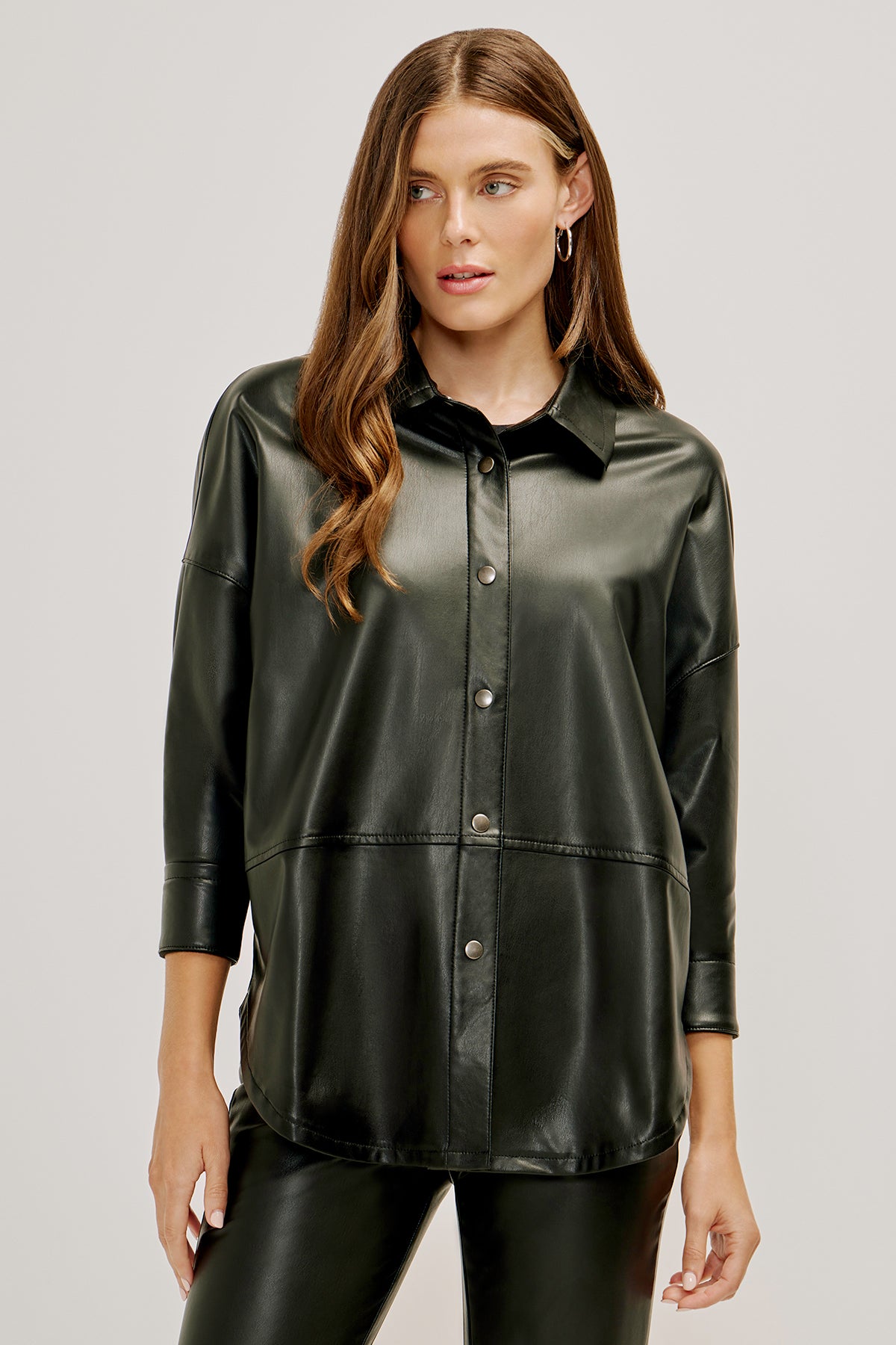 Vegan Leather Shirt